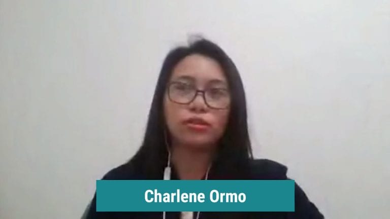 Charlene Ormo Interview Screenshot